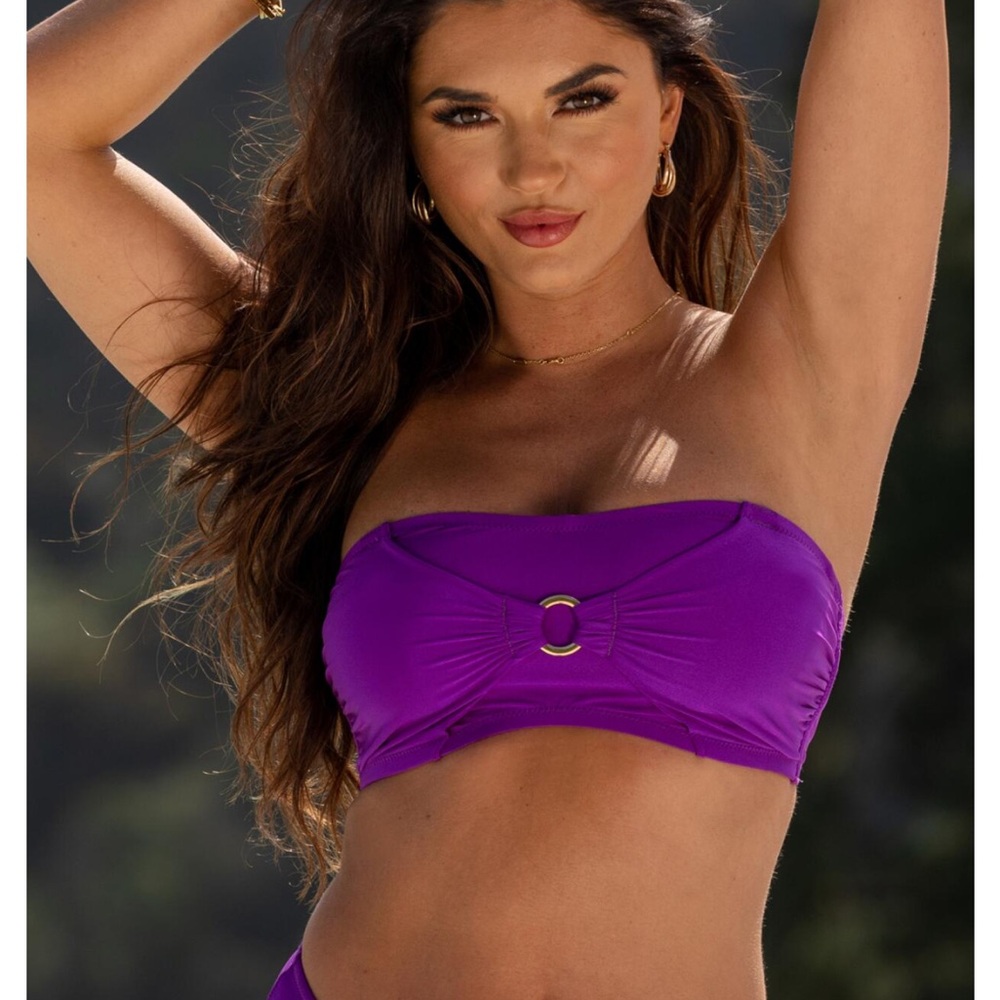 Pour moi Samoa purple bikini top 38F/100F